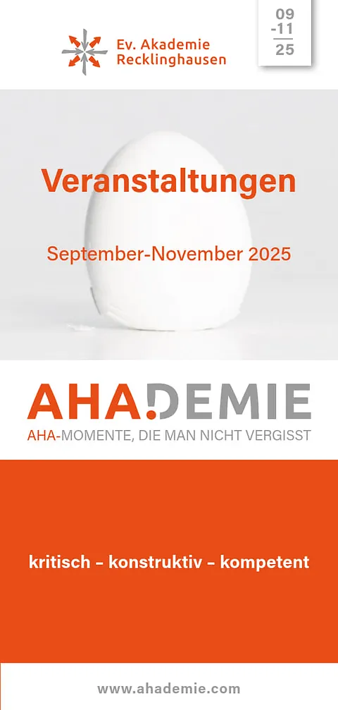 AHADEMIE Veranstaltungen im September