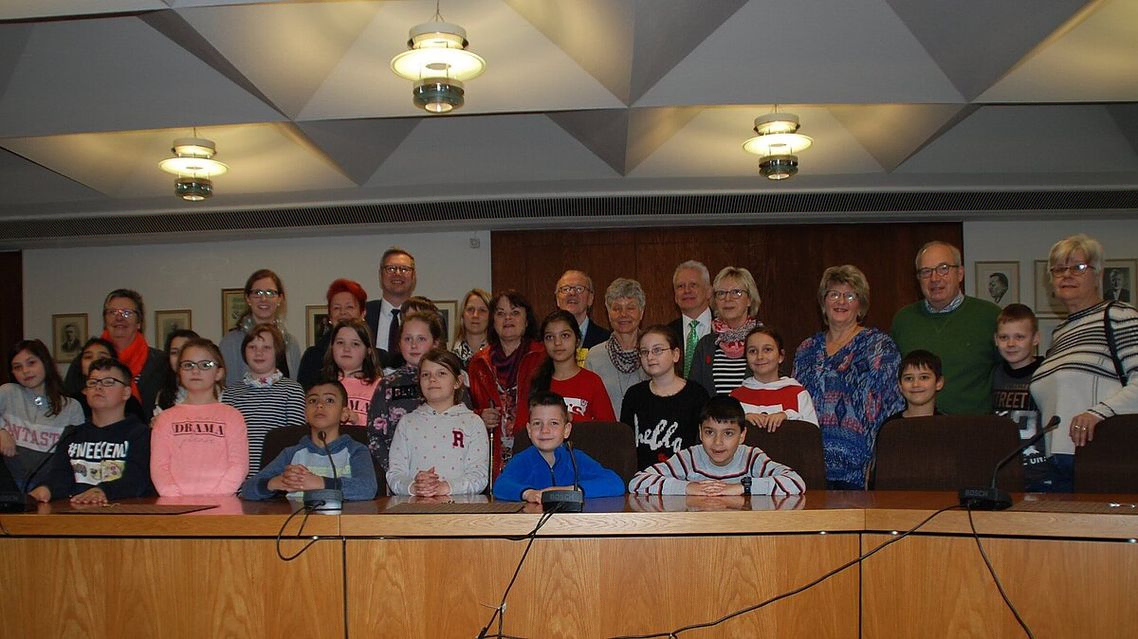 Gruppenfoto Hospiz macht Schule