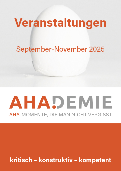 AHADEMIE Veranstaltungen im September